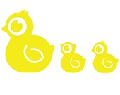 Floating ducks Wall decal