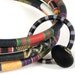 Four Bangle Bracelet with African Textile Patterns