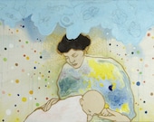 Original Painting - Mother and Child