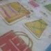 Gone Shopping Girly Purses 3D foam stickers sheets acid free pack of 2 sheets over 50 stickers