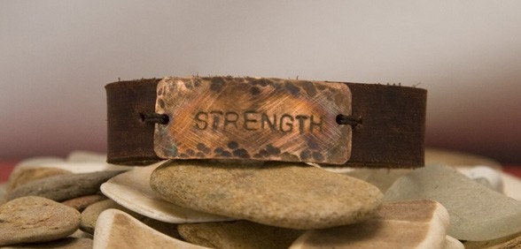 Love in Binary Code Leather Bracelet