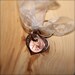 New Heart shaped Blessed,  Lucky Us Keychain made of stainless steel with  3 pennies