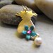MRS. Kitty pendant  Ready to ship