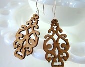 West Earrings in Bamboo - Vane Collection