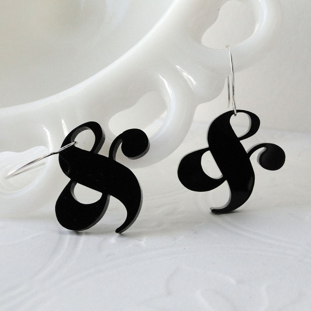 Elephant Ampersand Earrings
