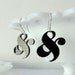 Elephant Ampersand Earrings