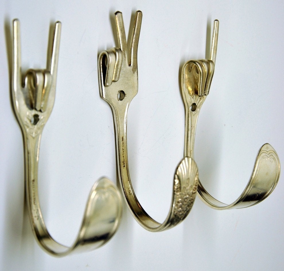 Rock On x Peace x Love Special Collector set 3 Silverware Coat Hooks