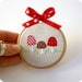 SET OF 3 unique christmas ornaments