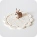organic cotton coaster doily set