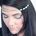 Chain Headpiece Headband Hair PieceBohemian Hipster Boho Hippie Bronze Turquoise Bridal Statement Jewelry