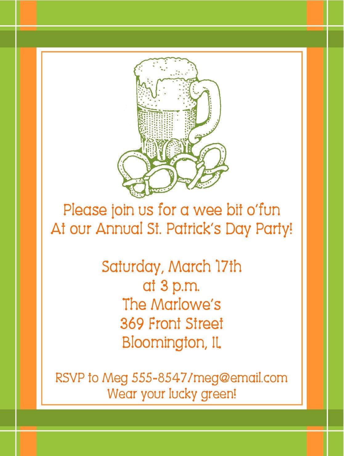 Irish Beer St Patricks Day Invitations Il_170x135