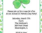 Whimsy Shamrock, St Patricks Day Invitations Il_170x135
