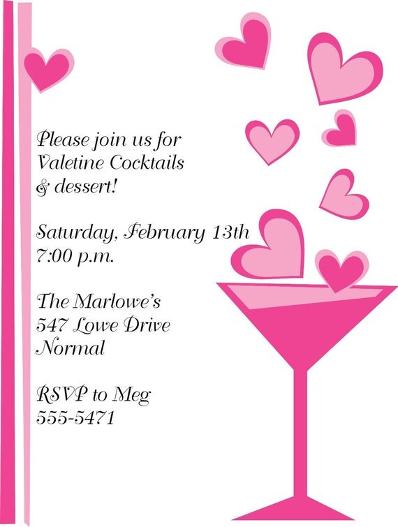 Heartini, Valentines Day Martini Invitations Il_570xn
