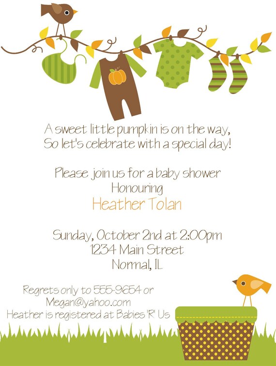 Autumn Boy Baby Shower Invitations Il_570xn