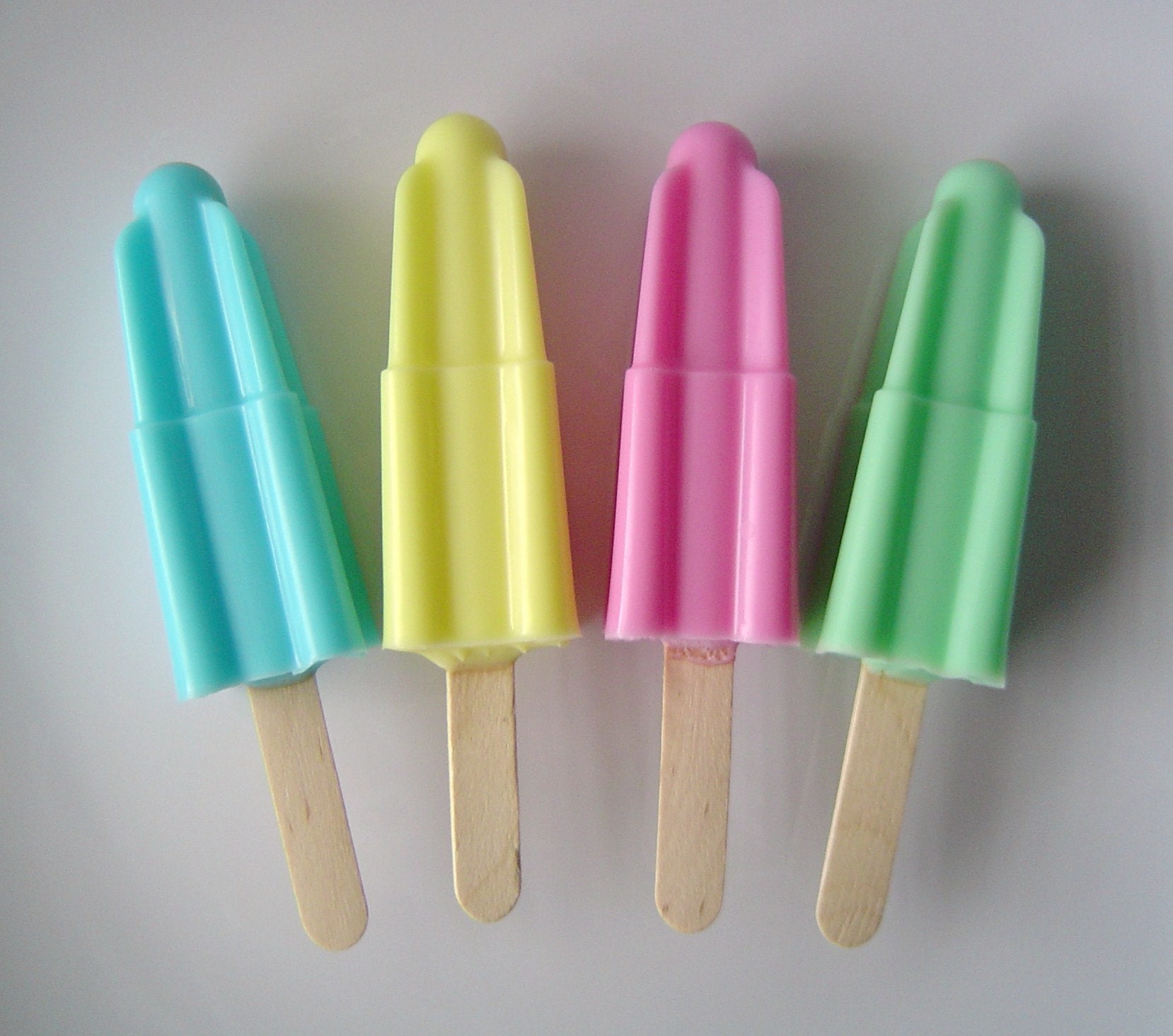 Mini Soapsicle Set-Cherry, Blueberry, Pinapple and Watermelon-Goat's Milk Soap