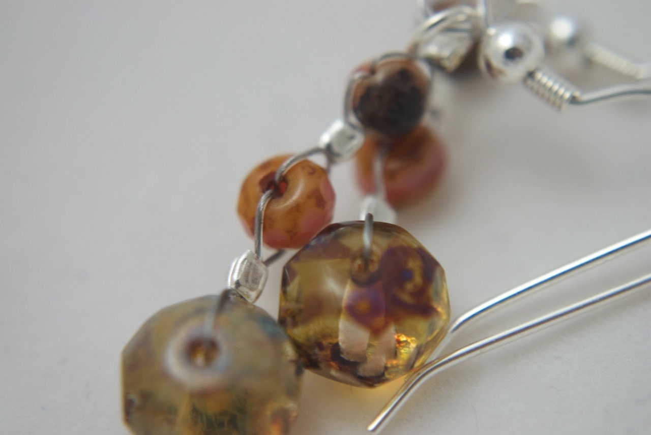 Beaded Glass Earrings