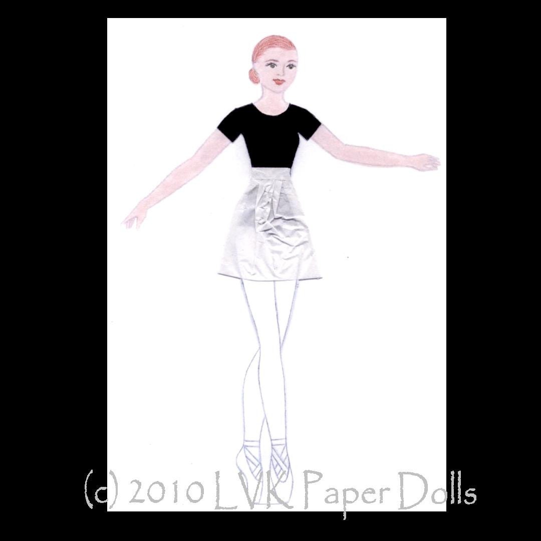 Millicent Ballerina Paper Doll