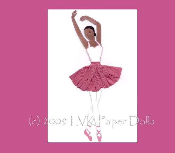 Jazzlynn Ballerina Paper Doll