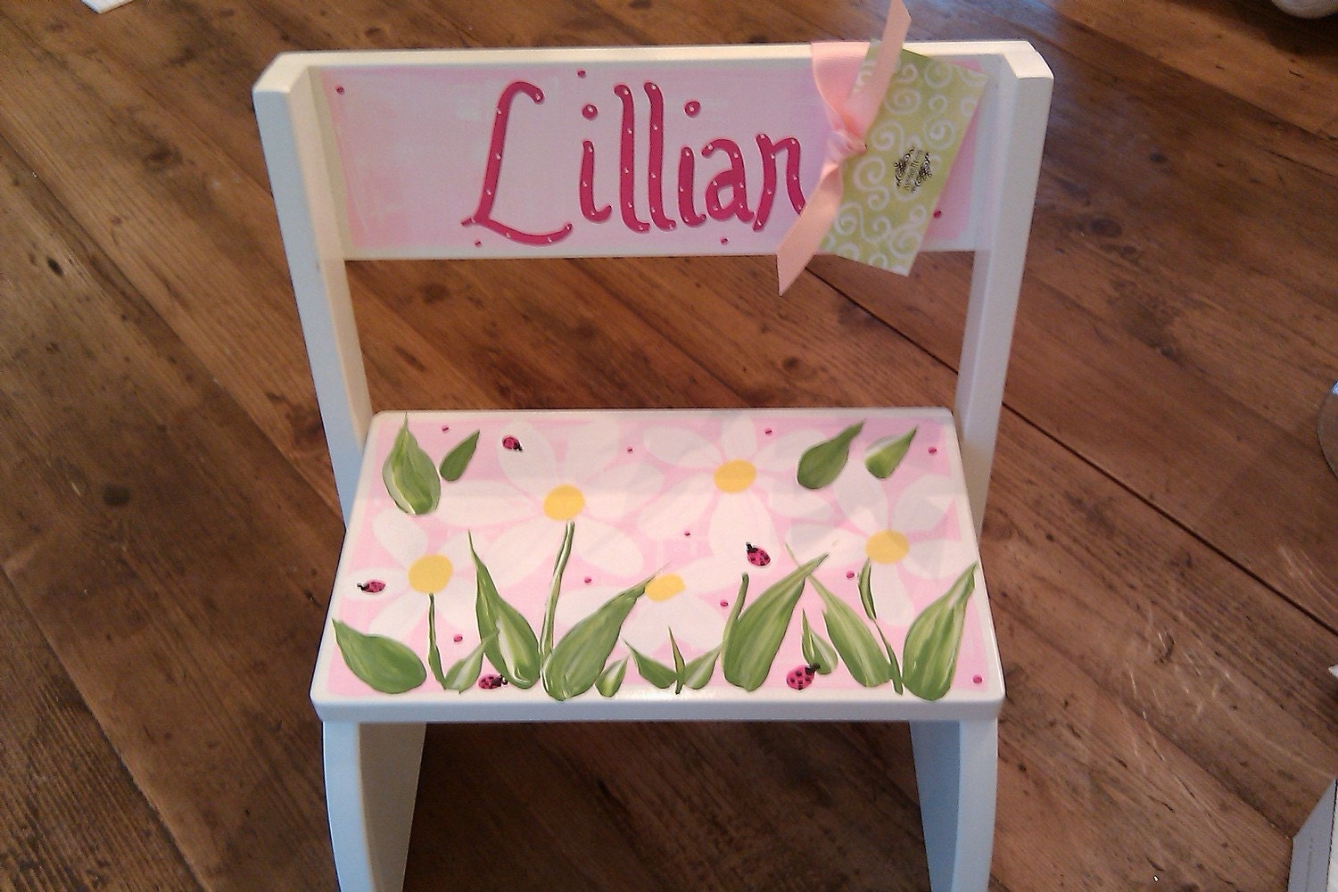 Personalized Step Stool - Daisy