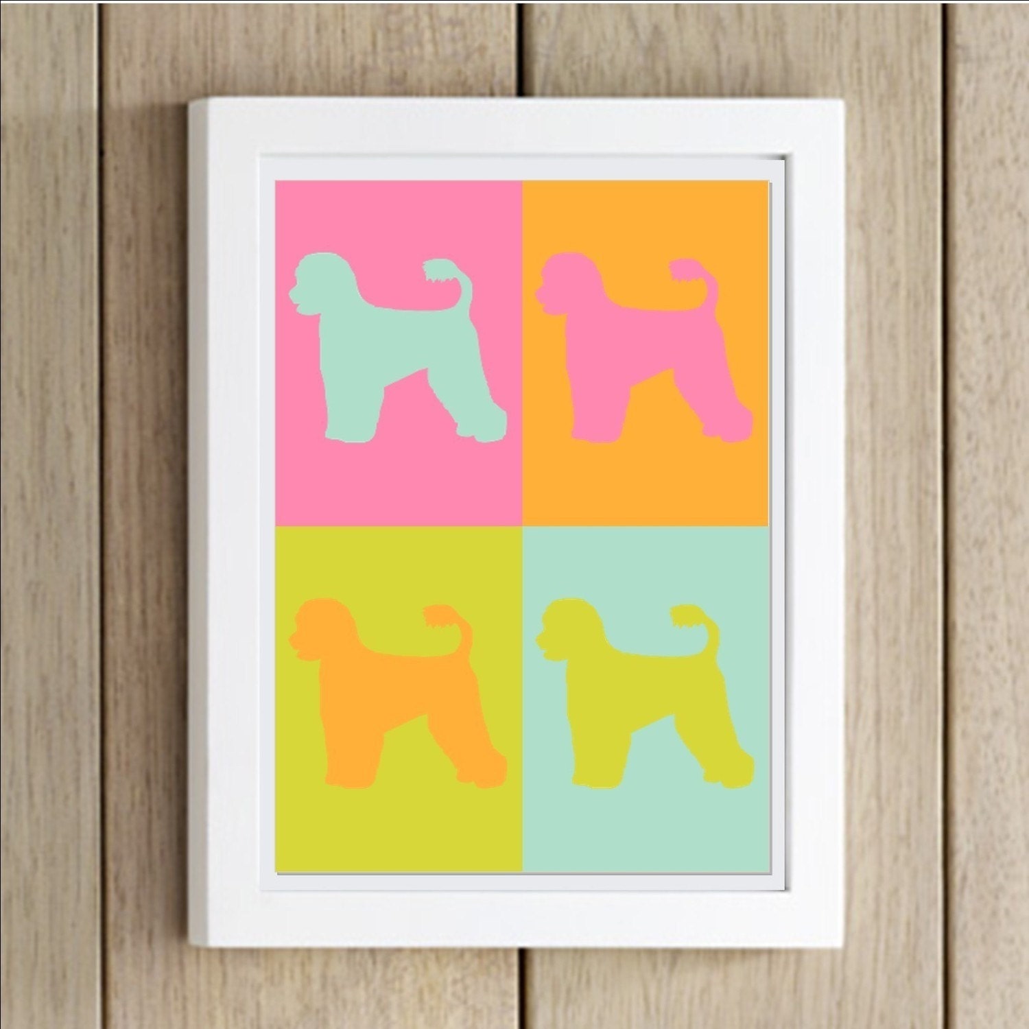 Dog Silhouette Print Retro You Design