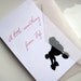 Dog Silhouette Gift Enclosures Personalized