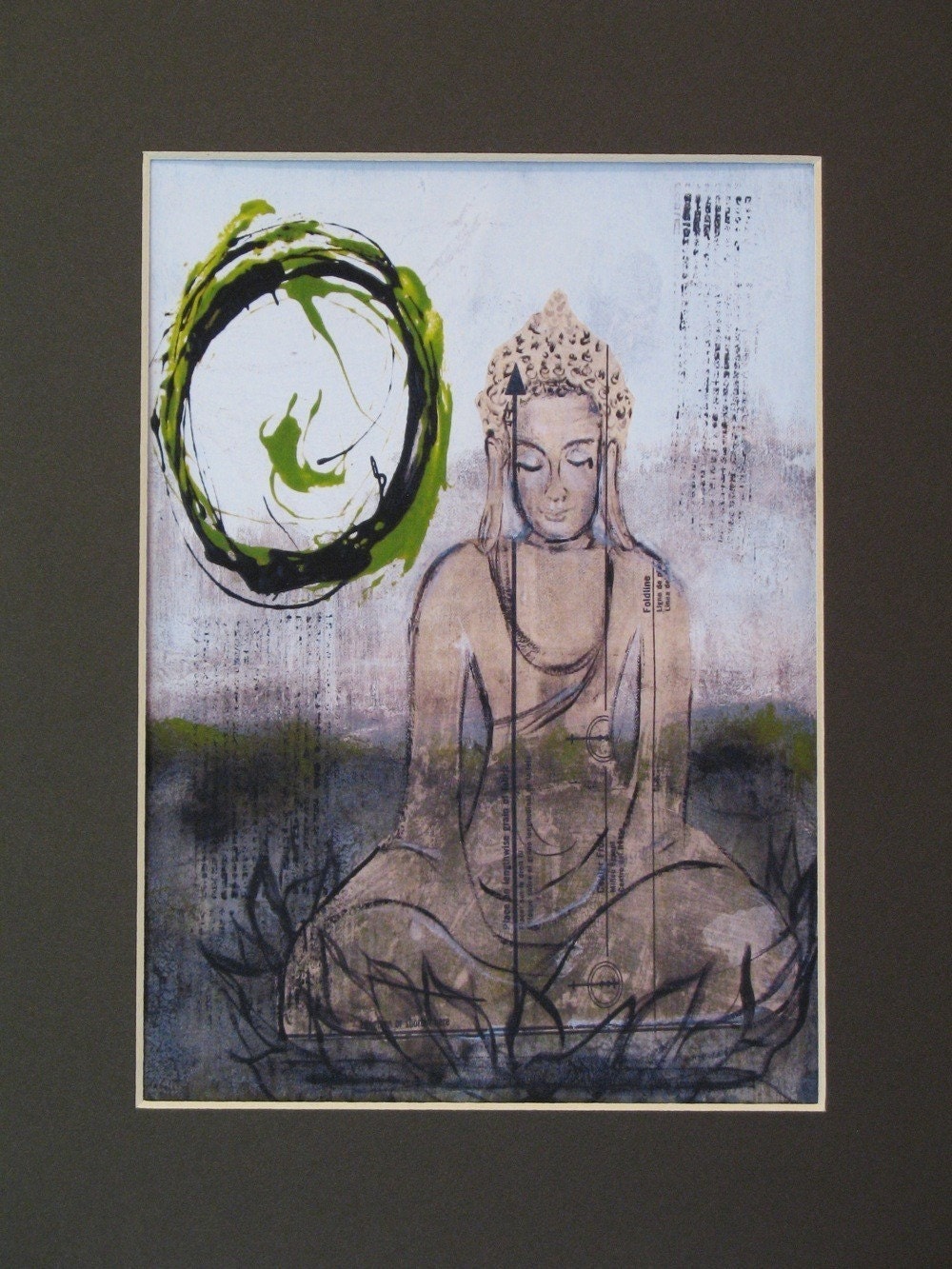 What The Buddha Sewed Print 1  8x10