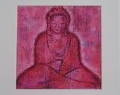 Bubble Gum Buddha 10x10 Print