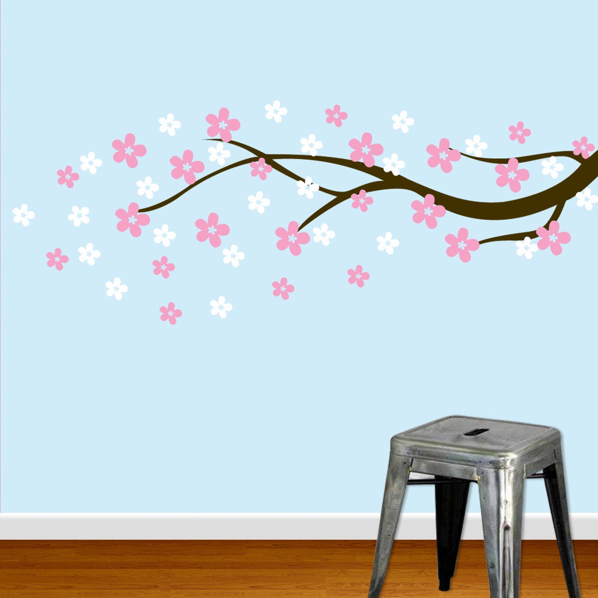 Nursery Wall Decal - Cherry Blossom Branch