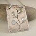 Mothers Jewelry - Family Tree Birthstone Necklace in Sterling Silver - 4 stones