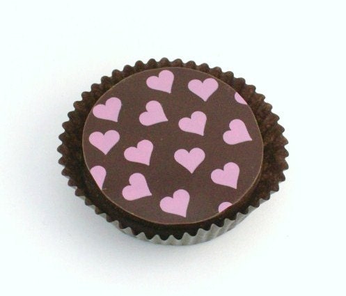 1 Doz VALENTINE HEARTS Designer Chocolate Covered Oreos Wedding Shower Love
