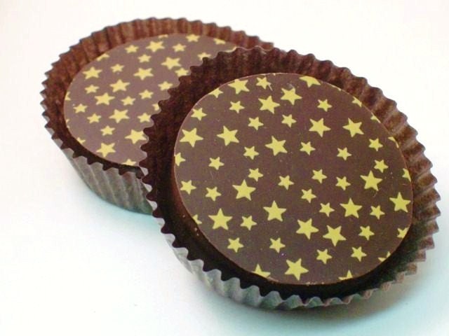 1 Dozen GOLD STARS Designer Chocolate Covered Oreos -Christmas, Party, Gift, Graduation