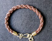Leather braided friendship bracelet big For a Man