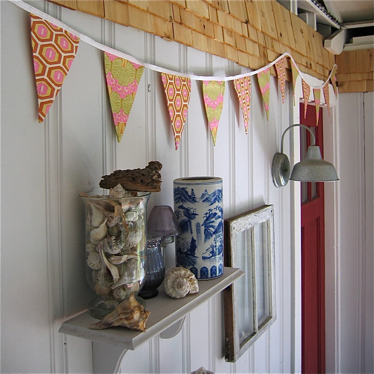 SALE 25% off - Bunting Flags or Pennants with Amy Butler Fabric