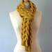 Handmade Knit Aspen Scarf