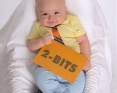 Mr. Two-Bits Florida Gators Applique Tie ONESIE BODYSUIT