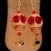Dia de los Muertos Flowered Skull Earrings- Day of the Dead- You pick the COLORS