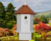 Blue Bird House perfect Home and Garden Accent Traditional Cottage Style birdhouse