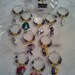 Mardi Gras Wine Charms with Pouch set of 12 v4
