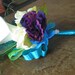 Calla Lily Peacock Feathers Bridesmaids Bouquet Wedding