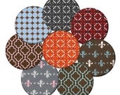 Rober Kaufman Fabric Metro Living Collection 8 FAT QUARTERS