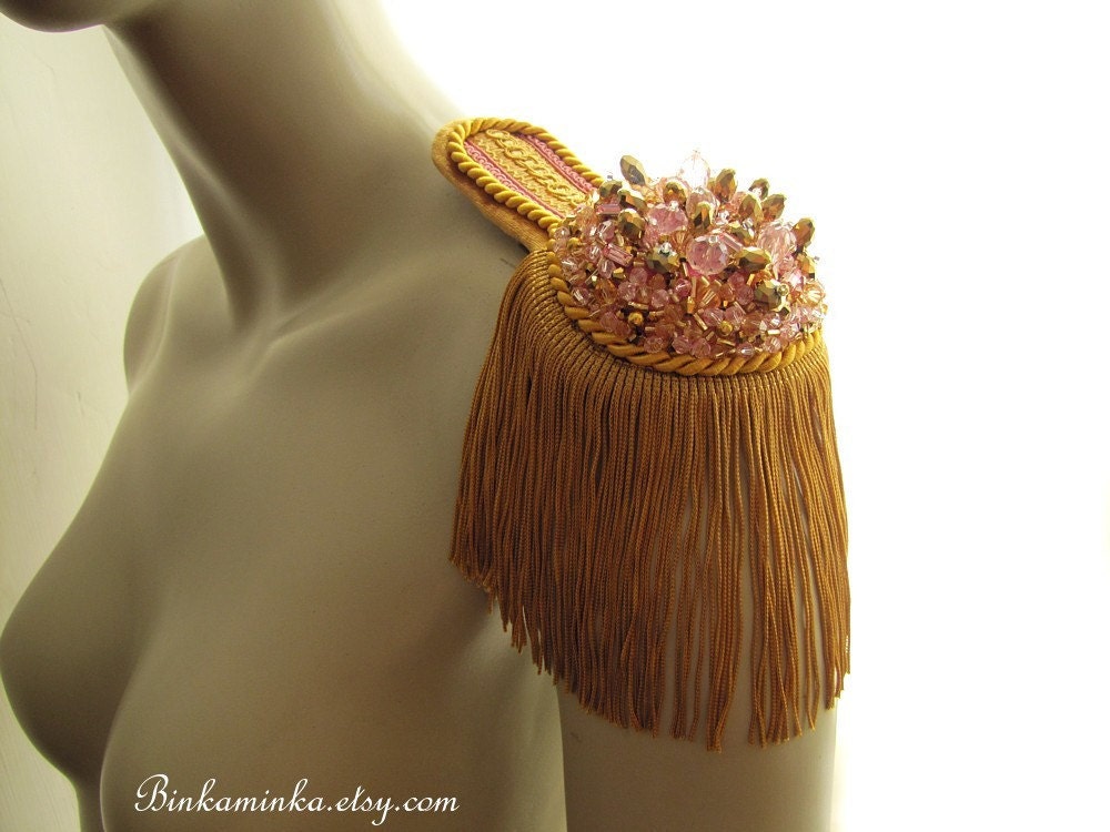 Pink Mustard Epaulettes