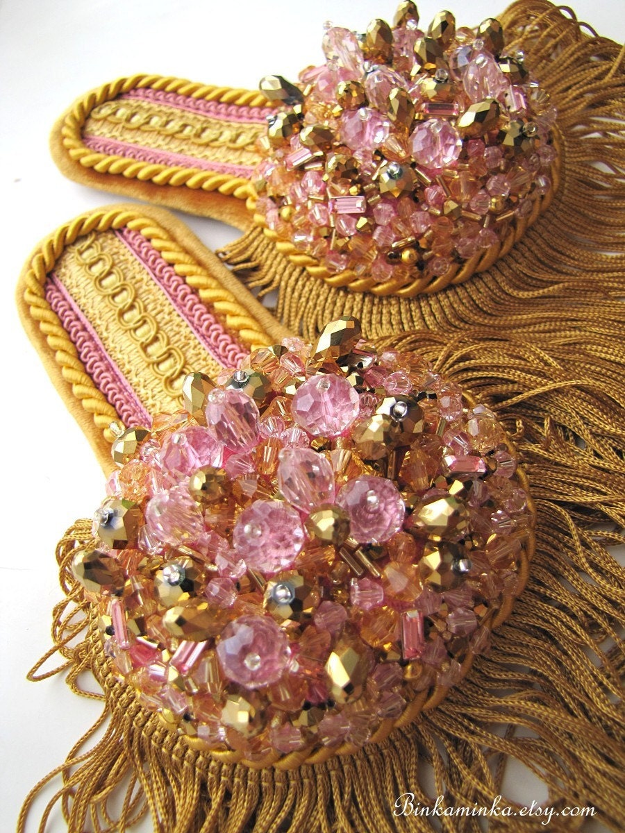 Pink Mustard Epaulettes