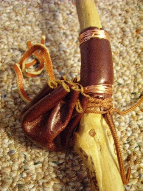 Walking Staff for sm Faerie Kings or Queens or Mortal Wanderers Walking stick Celtic woodland