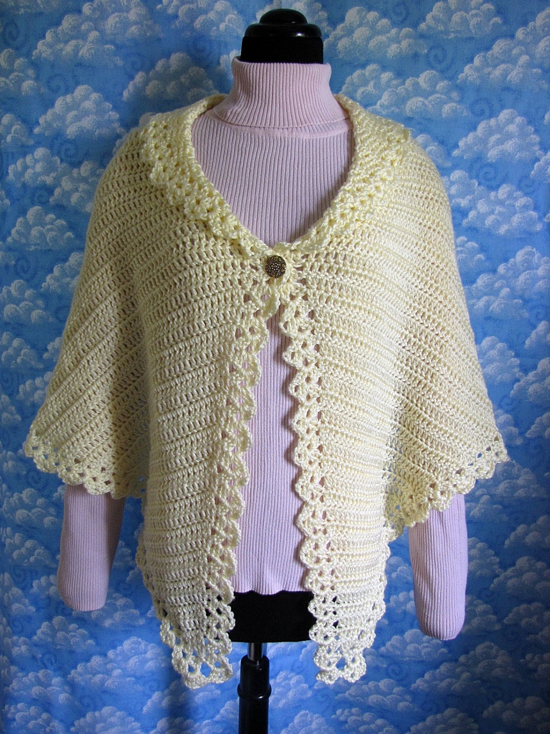 Angel Wings Comfort or Prayer Shawl PDF Crochet Pattern