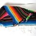 Colorful Mexican Serape Saltillo Rug Blanket