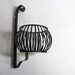 vintage Black metal plant holder