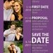 Timeline Save the Date - Many color options available