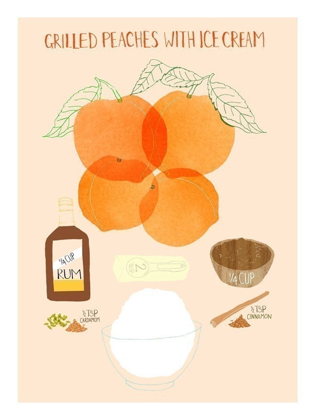 Grilled Peaches