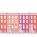 Houses All in a Row (Pink)