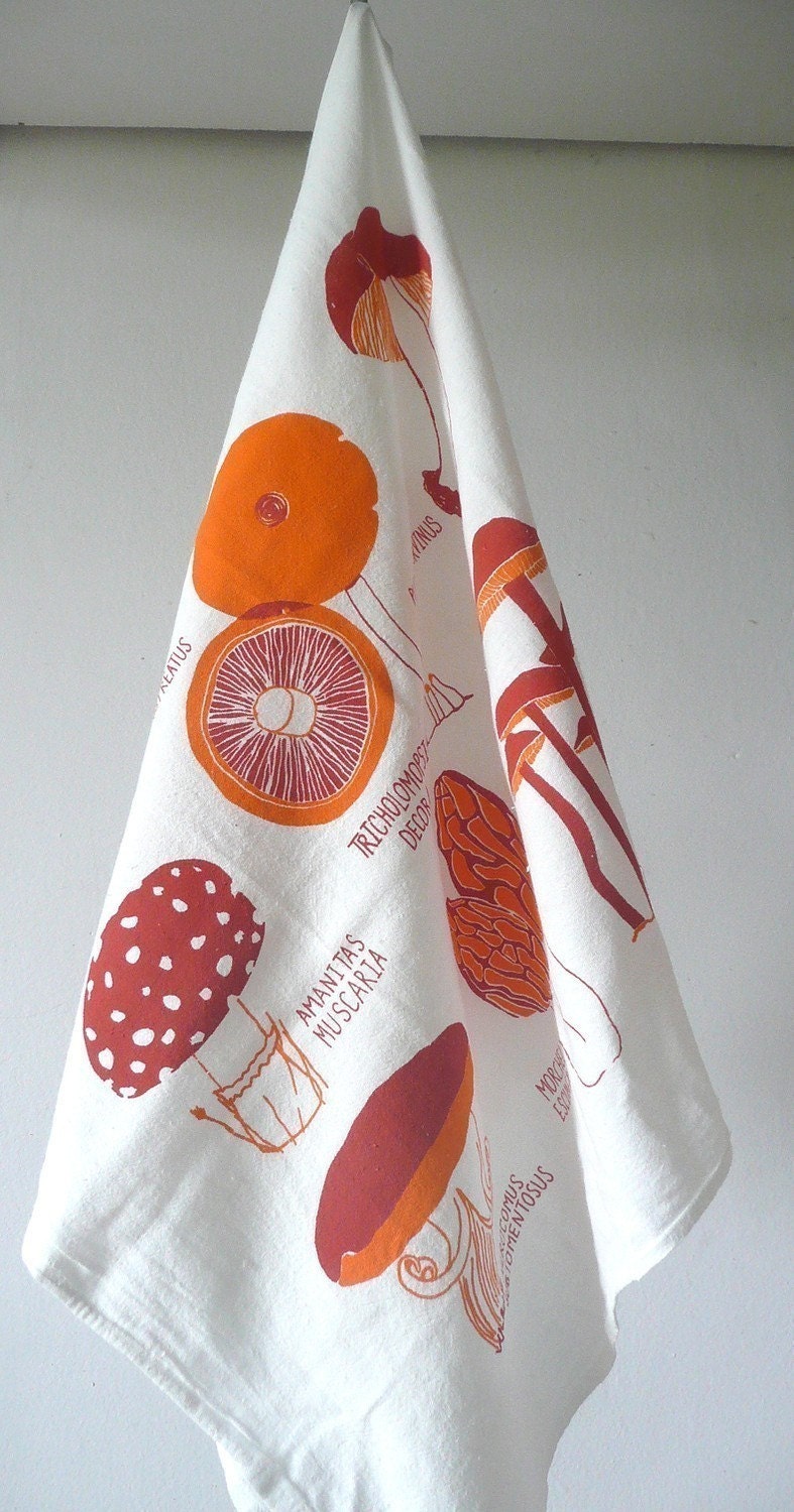 Mushroom Tea Towel
